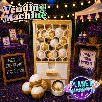 Planet Pop N Drop LITE Vending Machine© - Planet Make It