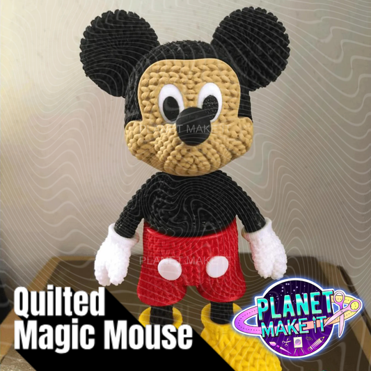 🎩🪄Quilted Magic Mouse (MEGA Version) - 3D Character 🪄🎩