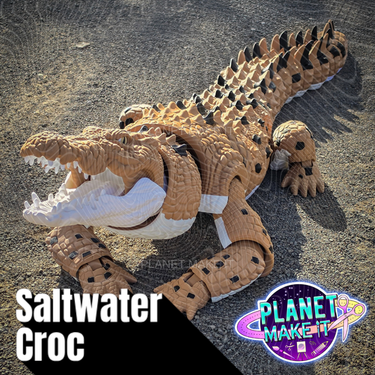 🐊Saltwater Croc (Supersized Version) - 3D Character 🐊