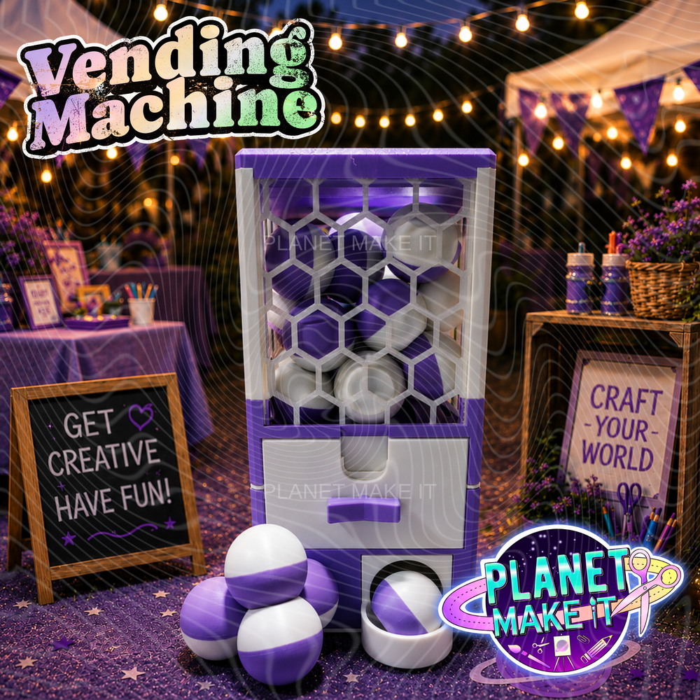 Planet Pop N Drop LITE Vending Machine© - Planet Make It