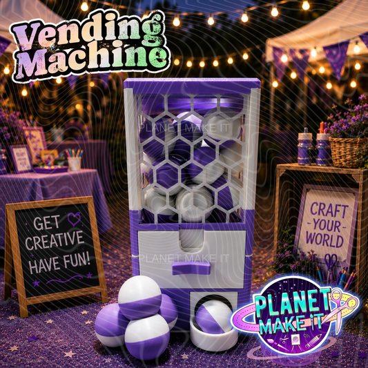 Planet Pop N Drop LITE Vending Machine© - Planet Make It