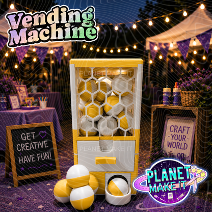 Planet Pop N Drop LITE Vending Machine© - Planet Make It
