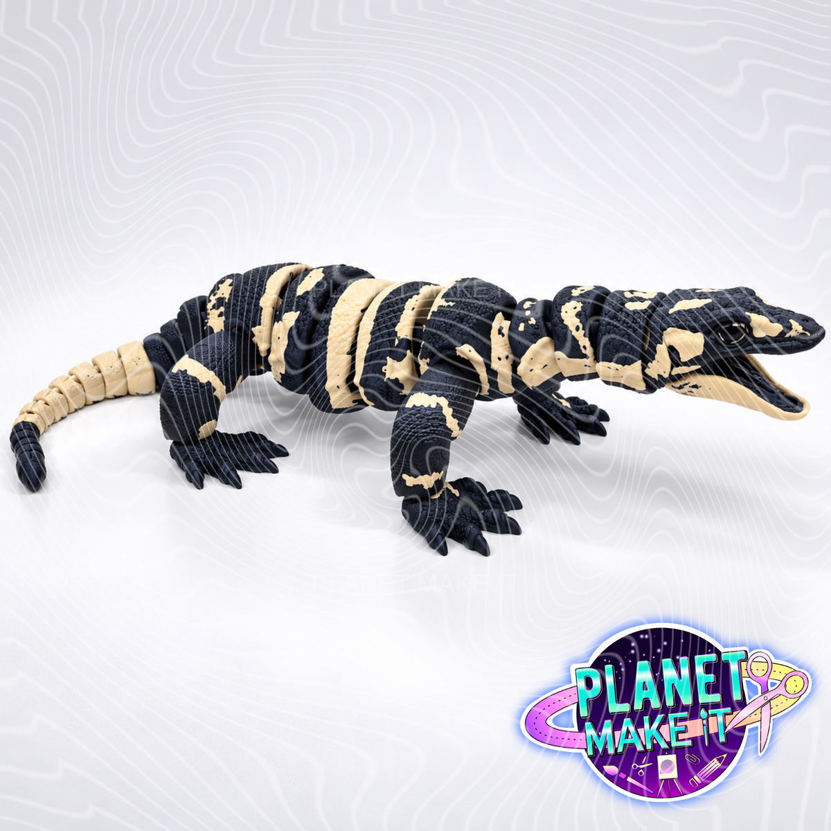 Water Monitor | Realistic 3D Printed Articulated Lizard