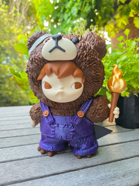 Inspired Cute Bear Friend - 3D Printed