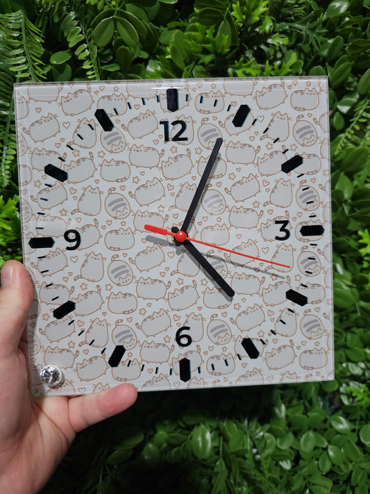 Glass Clock - Custom Design