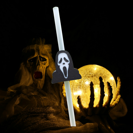 Ghostie - 3D Straw Charm