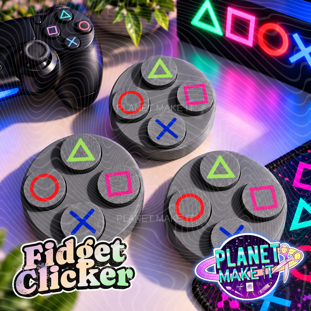 Controller Symbols - Sensory Clicker