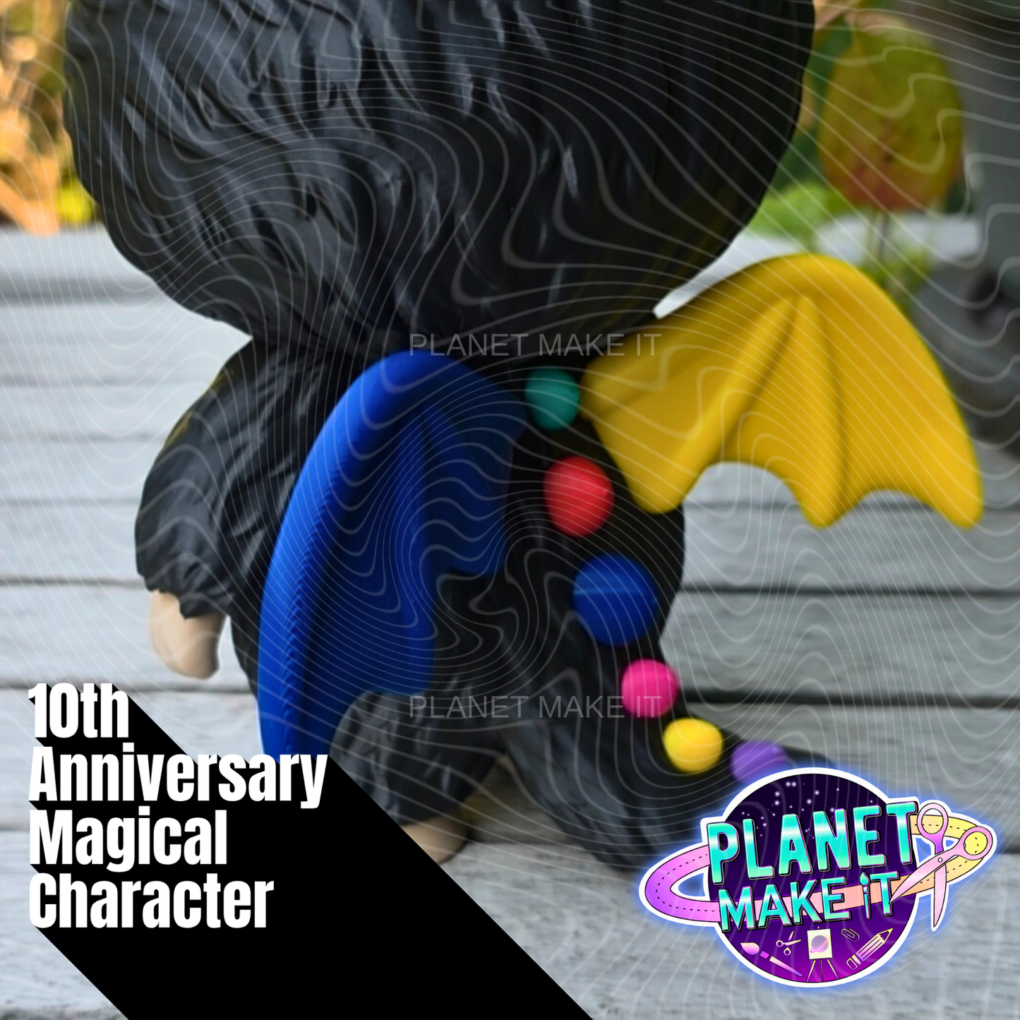Magical 10th Anniversary Character - 3D Printed