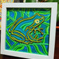 Green Tree Frog - 3D Handmade Wall Art