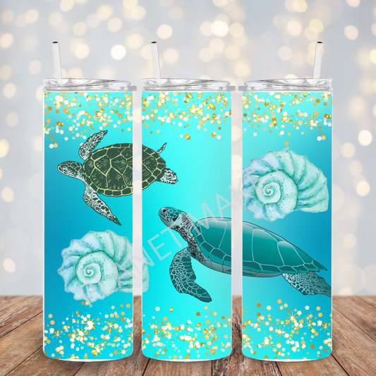 Sea Turtles - 20oz Metal Tumbler