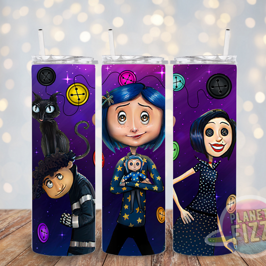 Coraline - 20oz Metal Tumbler