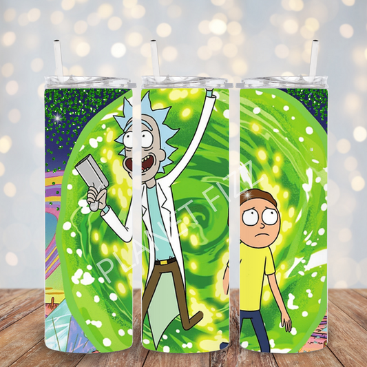 Rick & Morty - 20oz Metal Tumbler