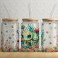 Cute Sea Turtle - 16oz Frosted Glass Tumbler